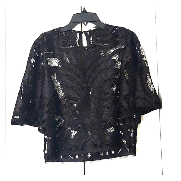 Black lace top - Picture 1 of 2